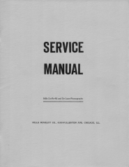 Mills Do-Re-Mi and De Luxe Phonographs Service Manual 47 Pages  PDF.