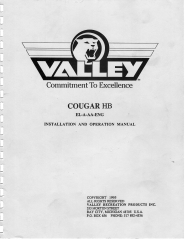 Valley Cougar Darts HB Manual (98 Pages)