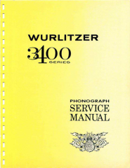 Wurlitzer 3400 Service Manual (114 Pages)